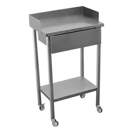 Mesa Para Instrumental Médico Pasteur Con Cajon Mindejal