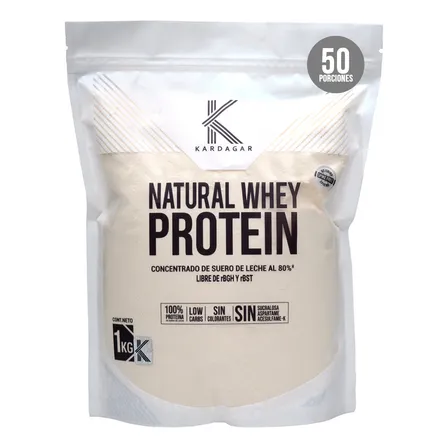 Proteína Naked Whey Kardagar Orgasmic Superfoods 1kg Sin Sabor