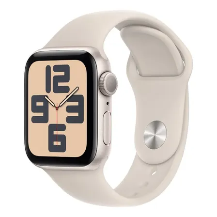 Apple Watch Se Gps  Caja De Aluminio Blanco Estelar De 40 Mm  Correa Deportiva Blanco Estelar - S/m