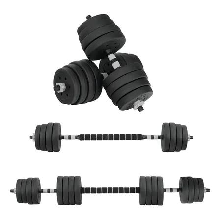 Mancuernas Pesas Altera Set 40 Kg Para Hacer Ejercicio Gym Color Gris