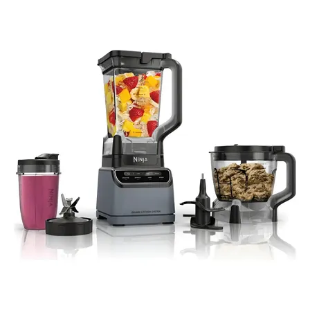 Licuadora Y Procesador Ninja 4 Programas 72 Oz 1200w Ks500 Negro