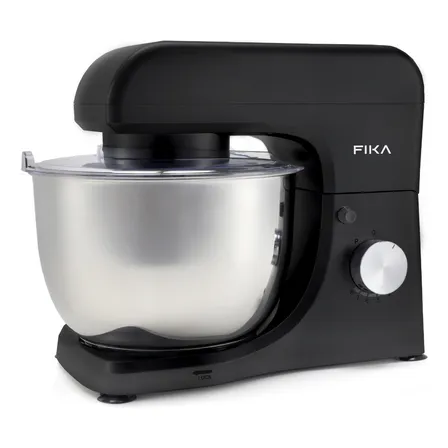 Batidora De Pedestal Planetaria Amasadora Fika 380w 4lt 8 Velocidades Color Negro 60hz