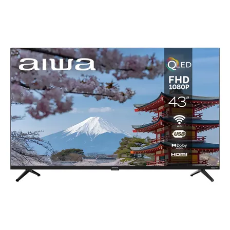 Pantalla Aiwa 43 Pulgadas Qled 1080p Smart Tv Roku Wifi Hdmi