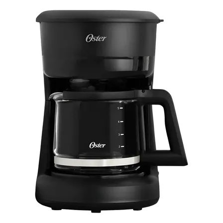 Oster Cafetera, De 5 Tazas, Con Filtro Permanente, Negro Negro
