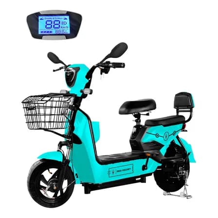 Red Velvet Bicicleta Electrica 350w Pantalla Lcd 48v 12a Negro