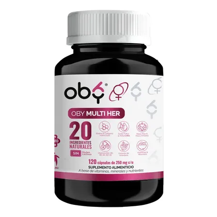 Multivitaminico Mujer 120 Capsulas + 20 Ingredientes: Colageno, Biotina, Vitamina B12, B3, B1, Vitamina C, E1000, K,... Sin Sabor