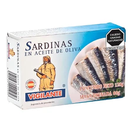 Sardinas Vigilante En Aceite De Oliva 120g