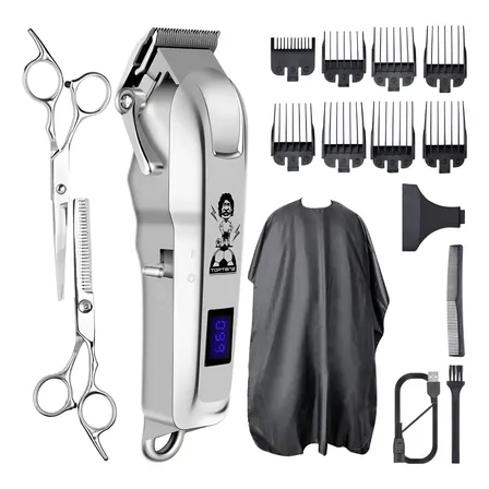 Kit De Cortapelos Profesional Hombres Recortador Pelo Barba