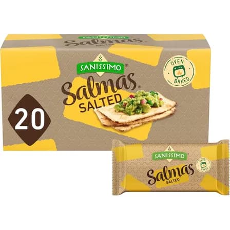 Sanissimo Salmas 20 Paquetes Con 3 Tostadas 360g