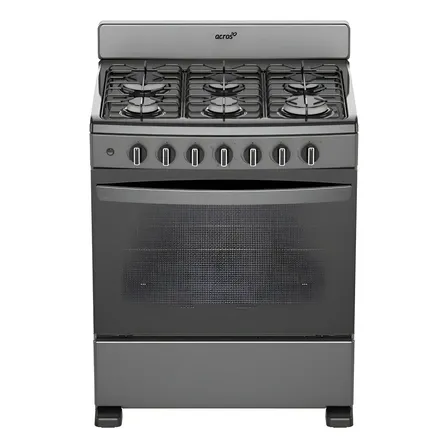 Estufa Al Piso A Gas Acros 30 Tittanio Afr2110g Gris Titanio