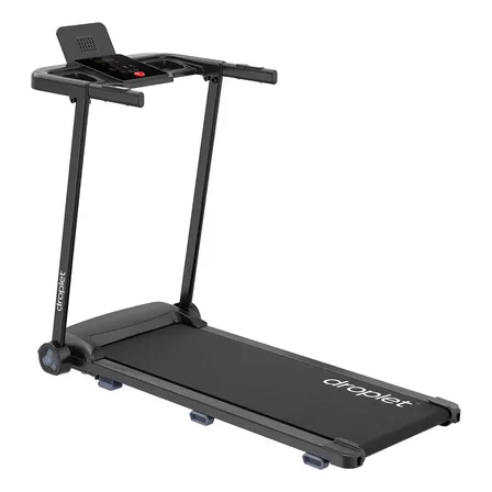 Caminadora Eléctrica Droplet Rn320 Plegable Con Display Led Negro Fitness Super Compacta