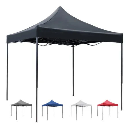 Carpa Toldo Plegable Reforzado 3x3 Lona Impermeable Acero In