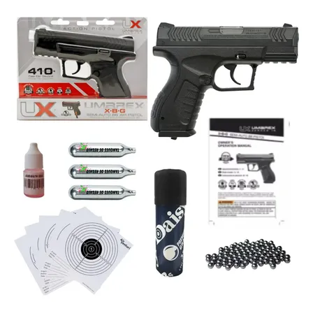Marcadora Umarex 410fps Xbg Co2 Bbs .177 Pistola Xchws P Negro 4.5 Mm
