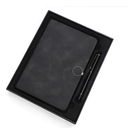 Libreta De Pasta Dura Con Pluma Y Caja De Regalo