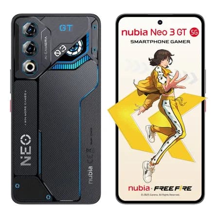 Celular Nubia Neo 3gt 5g, Camara Dual 50 Mpx + 2 Mpx, Ram8 Gb + 12 Gb Dinámica, Memoria Interna 256 Gb, Gris