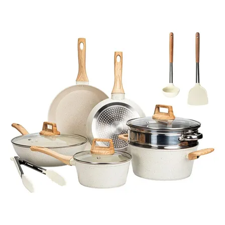 Batería De Cocina Juego De Sartenes Antiadherentes