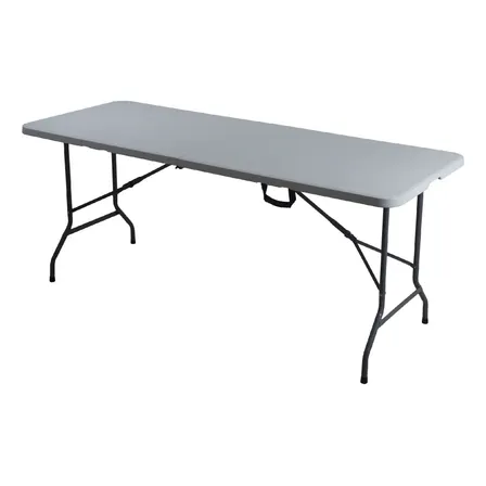 Mesas Plegables Portafolio De Plástico 1.8m Blanco