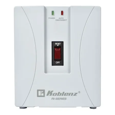 Regulador De Voltaje Koblenz Ri-2002 2000va Para Línea Blanca, Refrigeradores, Microondas, Lavadoras 120v Color Blanco