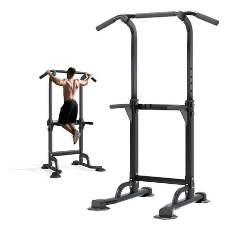 Sunoffer Entrenador De Fuerza Multifuncional Ajustable Negro