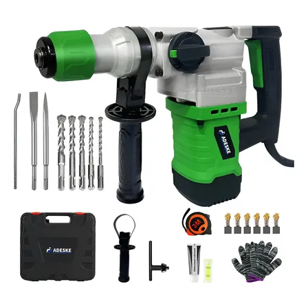 Electricas Perforacion Rotomartillo Demoledor Taladro Sds Color Azul Claro Frecuencia 60 Hz