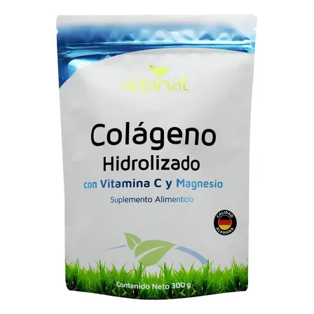 Colágeno Hidrolizado Vitamina C Y Magnesio De Vidanat Sabor Sin Sabor