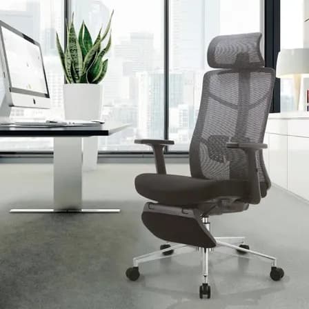 Silla Escritorio Mesh Ejectutiva Gerencial Oficina Premium Negro Mesh