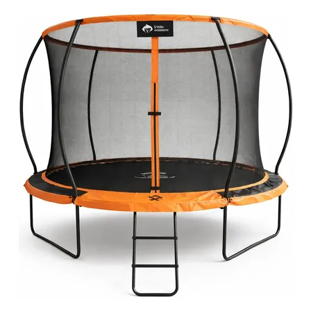 Trampolin Brincolin 12ft Pumpkin 3.6m Cama Elastica Uso Rudo Lona De Salto Negro Cobertor De Resortes Naranja