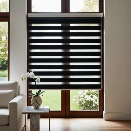 Persianas Enrollables Cortinas Blackout Doble Capa 100x180cm