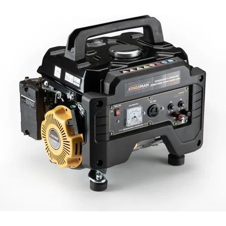 Generador Eléctrico Portátil 2.9 Hp 120v/1000w Kingsman, Ideal Para Uso Doméstico, Emergencias O Lugares Sin Conexión O Luz. Compacto, Potente Y Silencioso Con Hasta 9 Horas De Funcionamiento