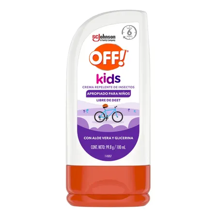 Repelente De Mosquitos En Crema Off Kids Para Niños 100ml