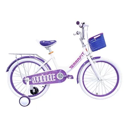 Bicicleta Infantil Para Niña Sparkle R20 Con Llantitas Color Violeta
