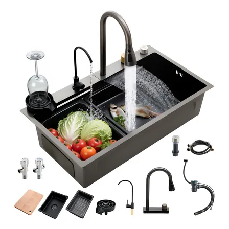 Fregadero De Organizadores Cocina De Acero Inoxidable 80*45