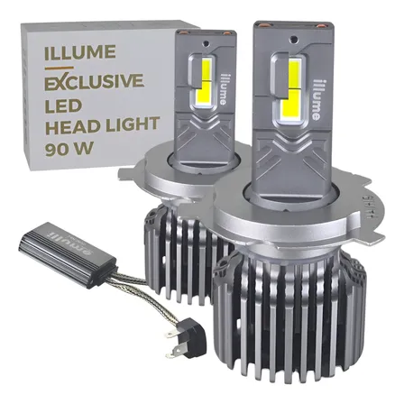 Focos Led Faros Auto Illume Exclusive 90w Premium Luz Blanca