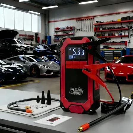 Compresor Cargador De Baterias Arrancador Con Inflador150ps