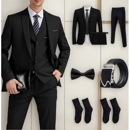 Traje De Negocios 3 Piezas Traje Casual Para Hombre