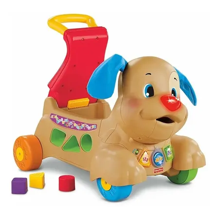 Fisher-price Perrito Camina Conmigo Andadera Montable 9m+