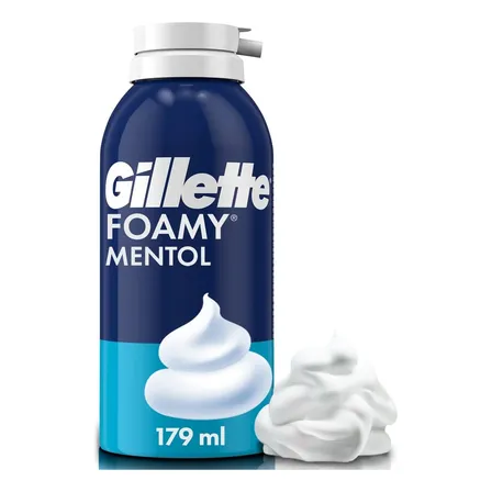 Espuma De Afeitar Gillette Foamy Mentol 175 G