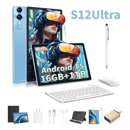 2sim Tablet Bidian S12 Tablet Huawei Matepad 115 11.6 Android 15 16gb Ram+1tb Wifi 10 Nucleos Color Azul Tableta 2 En 1... Azul Acero