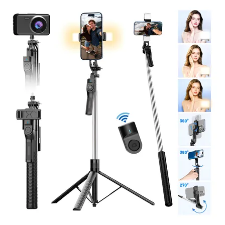 1.9 M Tripie Para Selfie Stick Portátil Para Telefono Celula