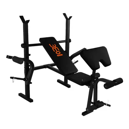 Banco Ejercicio Plegable Multiposiciones Pecho Brazo Abdomen Negro