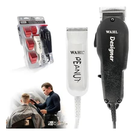 Wahl All Star Corta Pelo Terminadora Alámbricas Profesional Color Negra