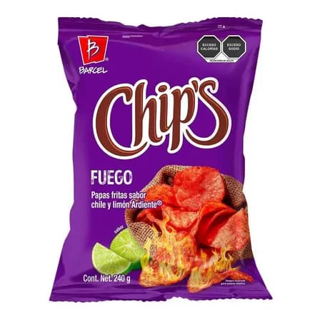 Papas Barcel Chip's Fuego 240g