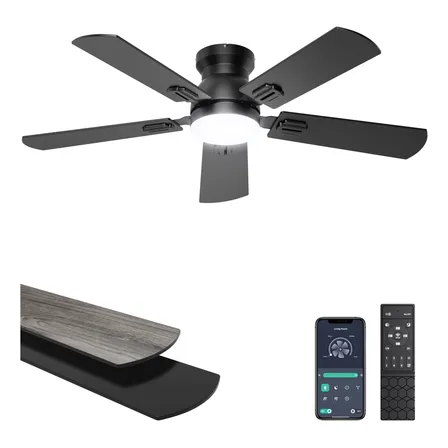 Ohniyou 107cm Ventilador De Techo Silencioso Multifunción