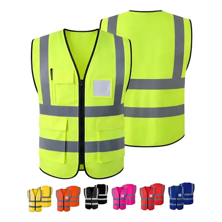 Chaleco Seguridad Trabajo Industrial Brigadista Reflectante