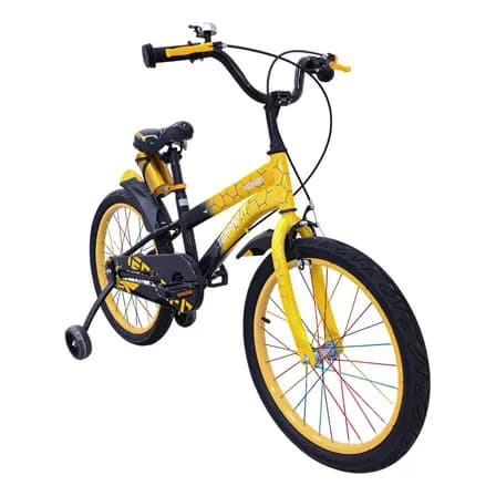 Bicicleta Infantil Para Niño Hornet R20 Con Llantitas Color Amarillo