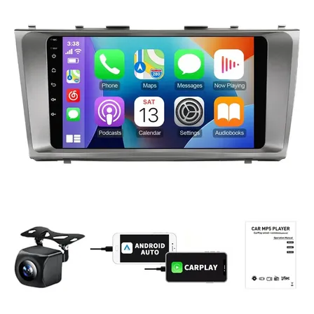 Estéreo 2+32g Carplay Para Toyota Camry 2006-2011 Gps Wifi Plateado