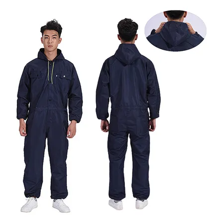 Overol Industrial Ropa De Trabajo De Taller Capucha