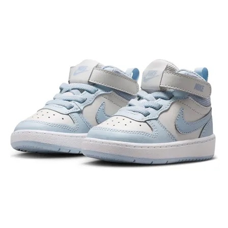 Nike Court Borough Mid 2 Tenis Azules Para Bebé