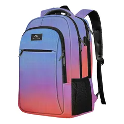 Mochila for laptop de 15.6 pulgadas, Travel Mochila, With Usb Charge Port, Ideal for Business, Best School Mochila, Antirobo