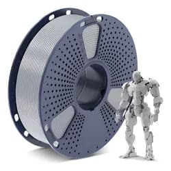 Filamento Pla Para Impresora 3d De 1.75mm 1kg Color Plateado